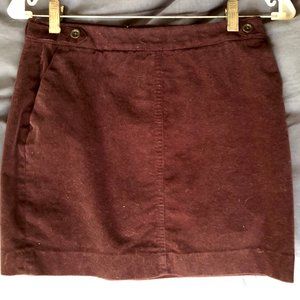 Banana Republic Corduroy Mini Skirt